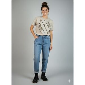 Jerzees Heavyweight Blend Safari Animal T Shirt Tee Giraffe Elephant Zebra Sz M